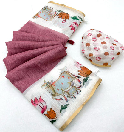 lenin cotton saree
