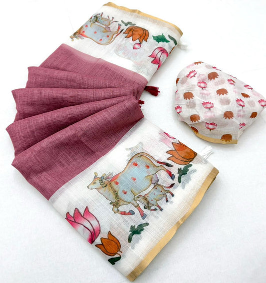 lenin cotton saree