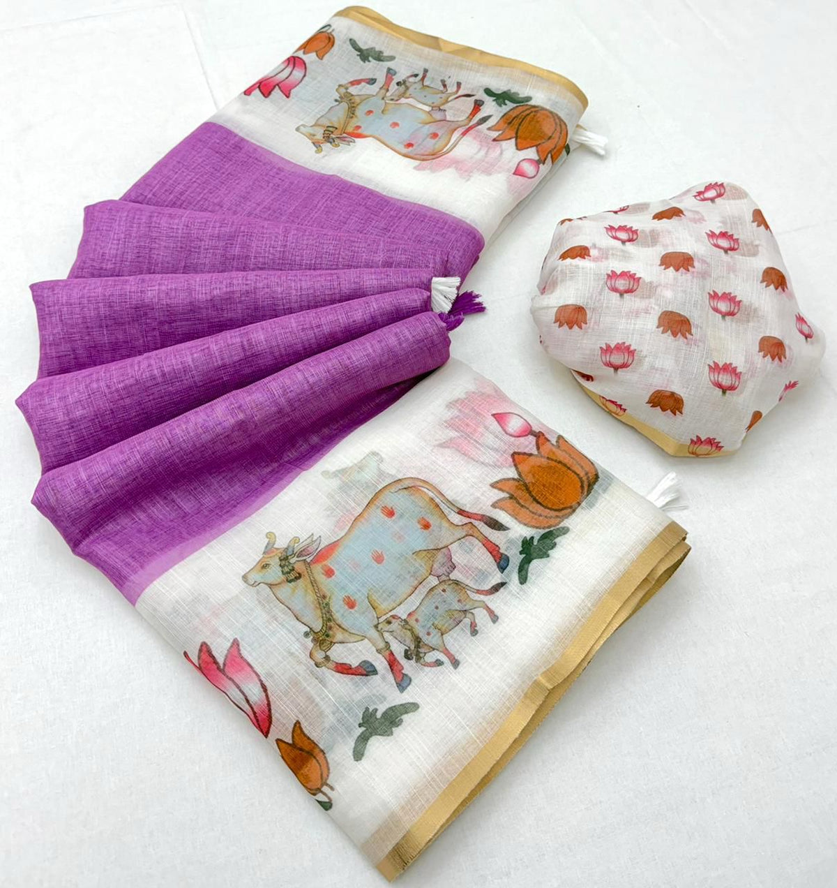 lenin cotton saree