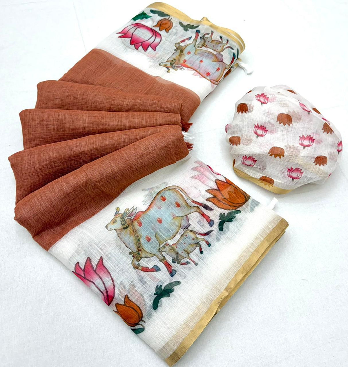 lenin cotton saree