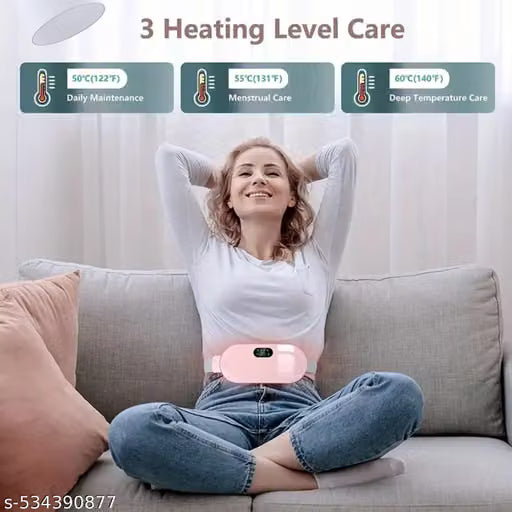 Period Cramp Relief Massager & Heating Pad for Period Cramps